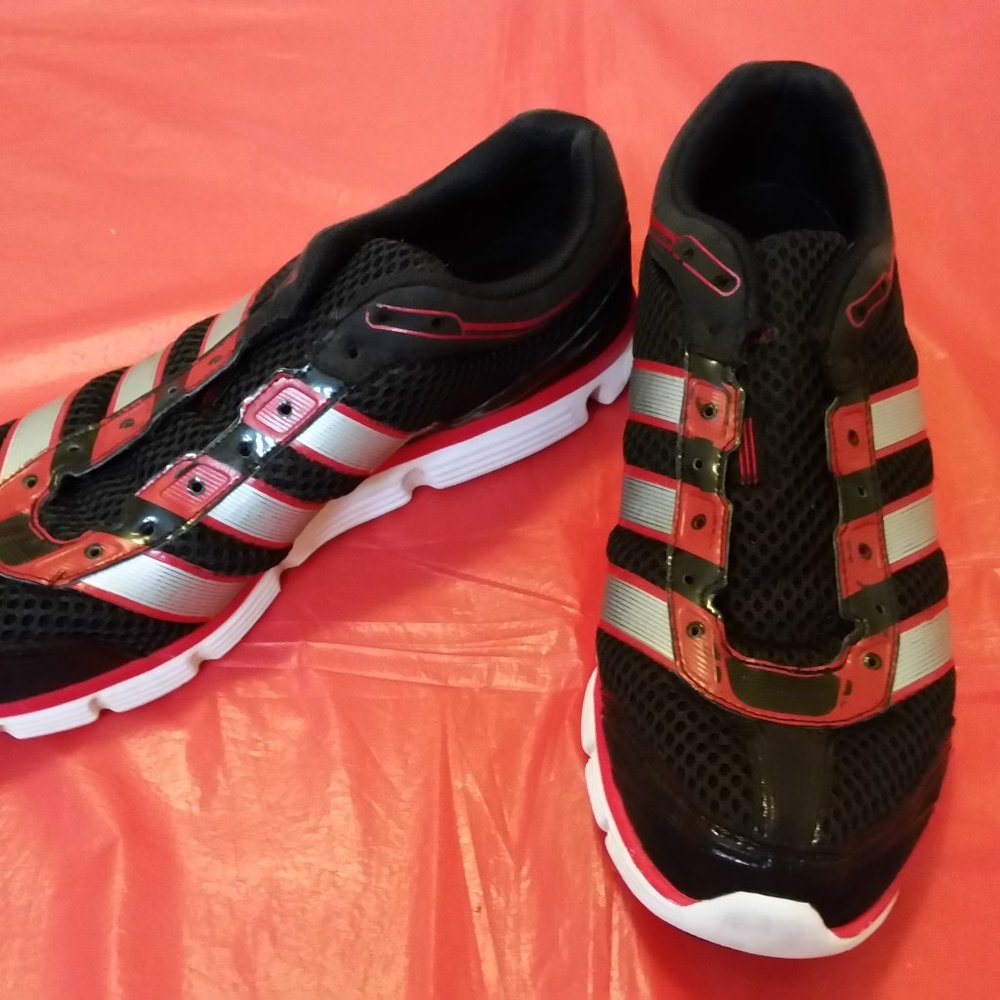 Adidas Black with White Athletic Shoes - Size 11.5